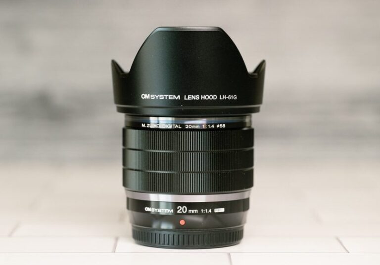 Review of the OM System M.Zuiko 20mm f/1.4 Pro Lens
